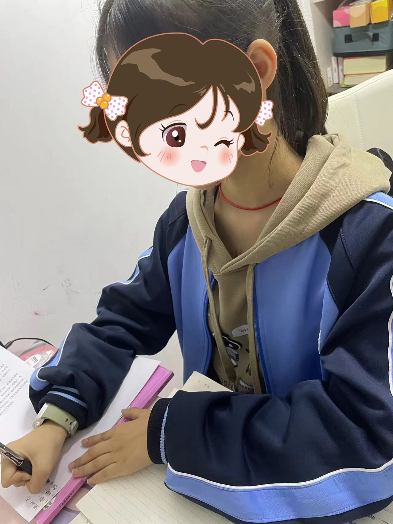 美美在学习。图片由浙大儿院提供